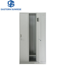School Use Metal Steel 3 Door Cloth Cabinet